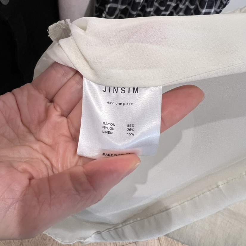 JINSIM韓國直郵㊣東大門實拍女裝新品25春夏休閑時尚連衣裙JINSIM連衣裙