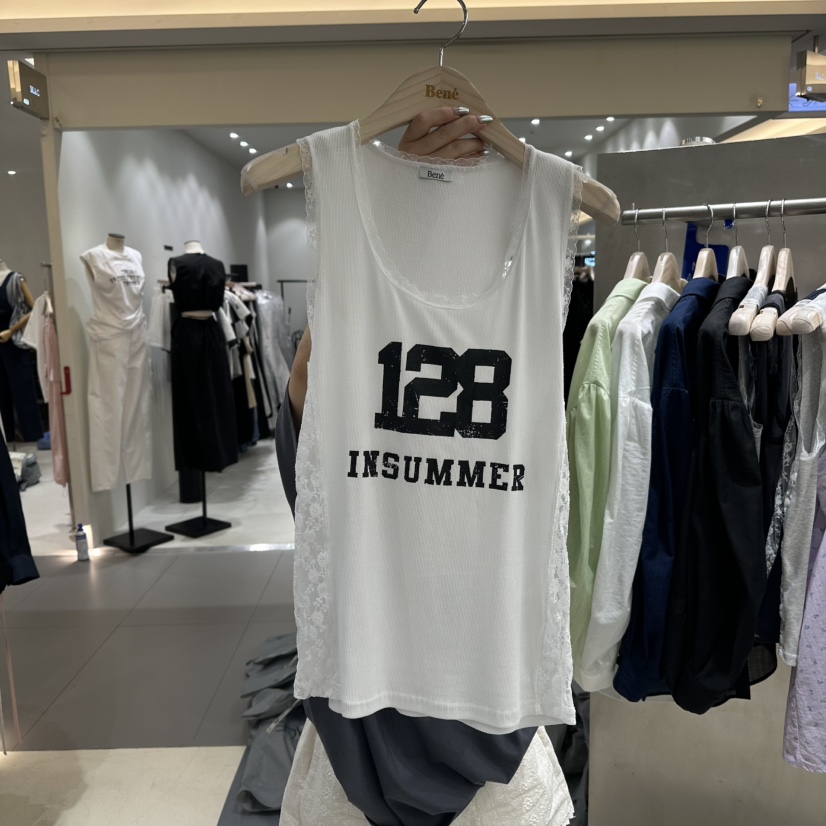 BENE直郵韓國代購㊣女裝新款熱賣25春夏人氣休閑時尚吊帶背心BENE吊帶/背心圖色3