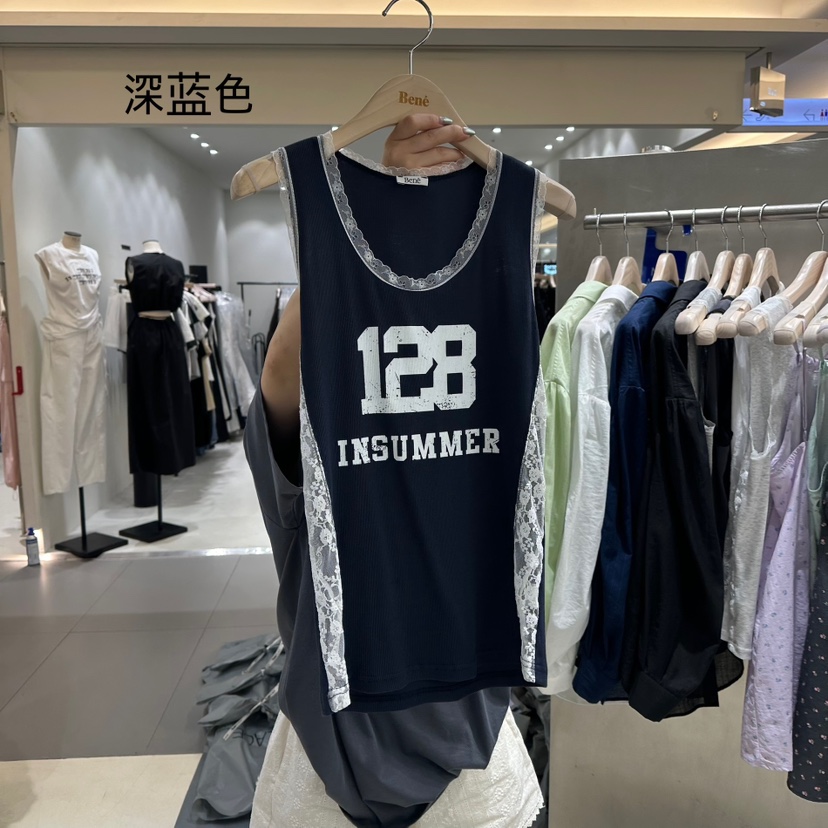 BENE直郵韓國代購㊣女裝新款熱賣25春夏人氣休閑時尚吊帶背心BENE吊帶/背心圖色4