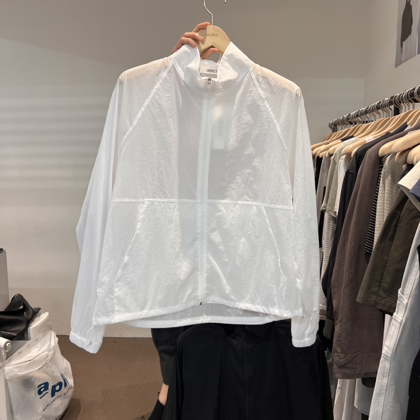 OBJECT直郵韓國代購㊣女裝新品時尚推薦人氣25春夏夾克透明OBJECT夾克圖色2