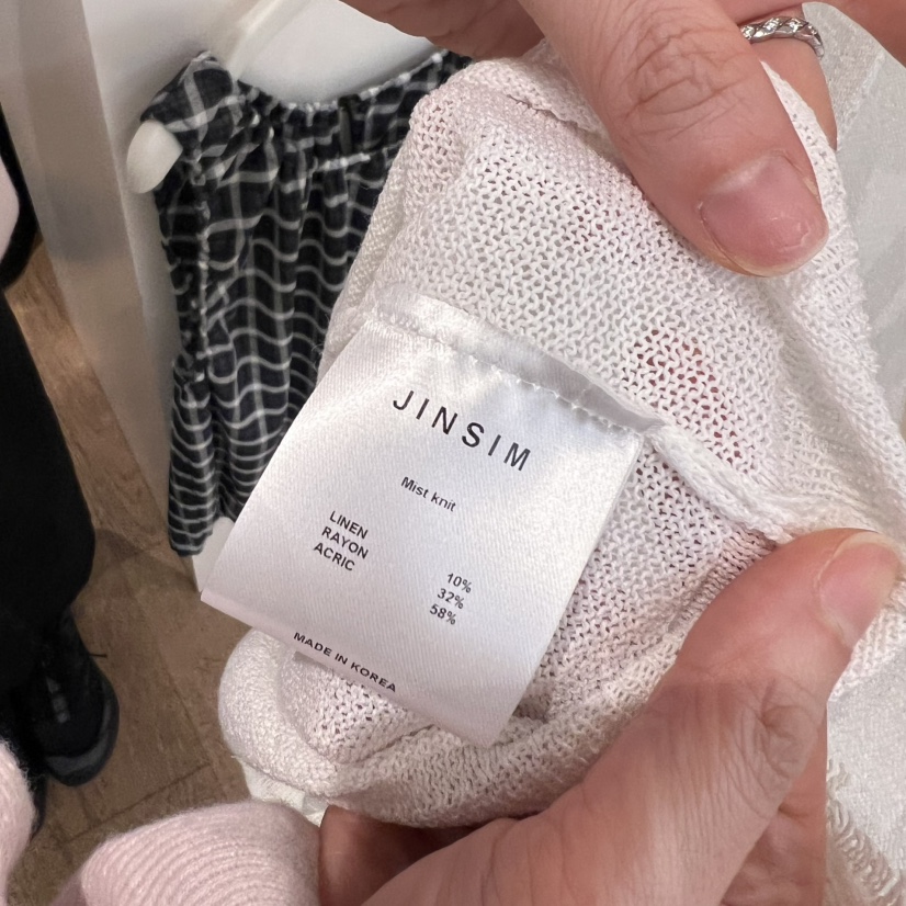 JINSIM韓國直郵㊣東大門實拍女裝新品25春夏推薦熱賣時尚T恤JINSIMT恤