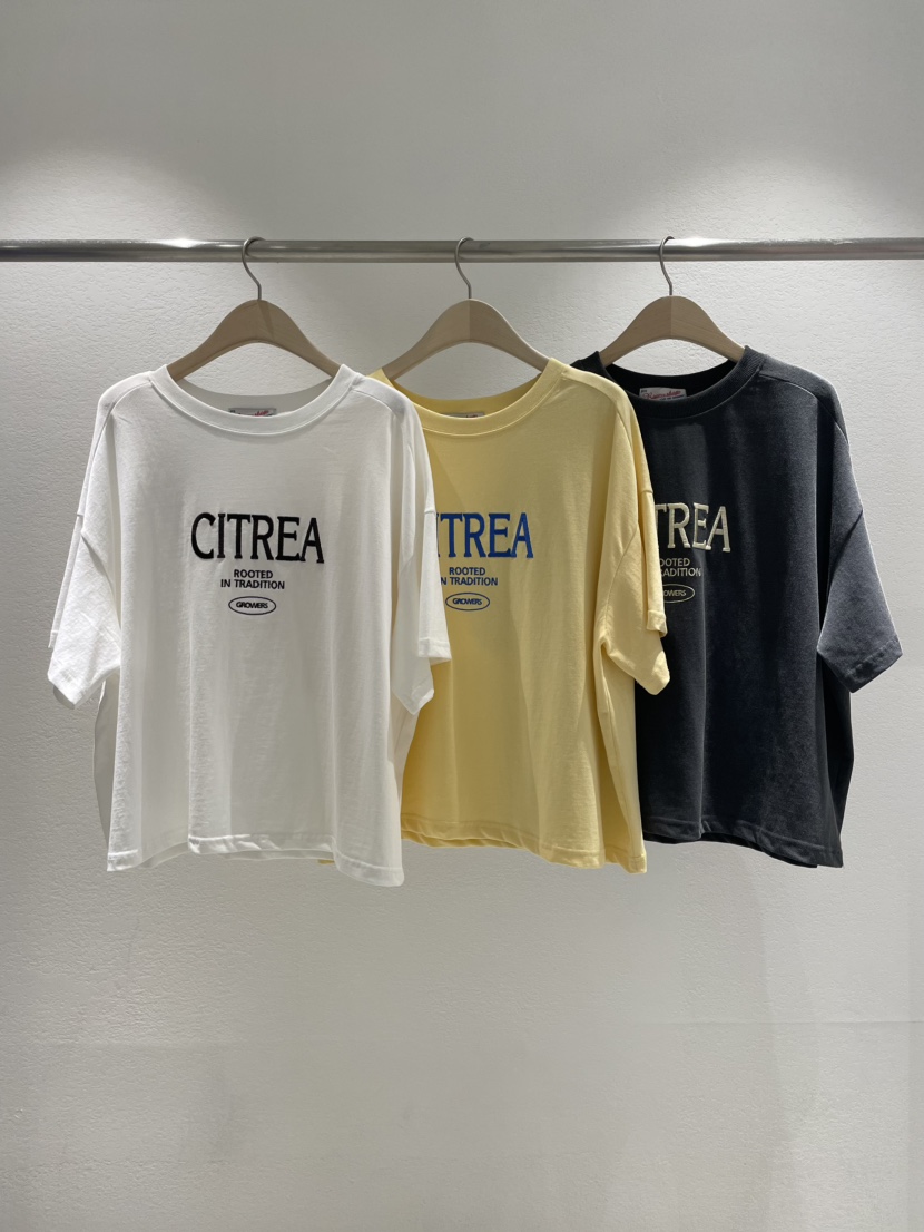 ROOMS SHOP韓國直郵㊣女裝新品休閑熱賣推薦時尚人氣T恤刺繡ROOMS_SHOPT恤