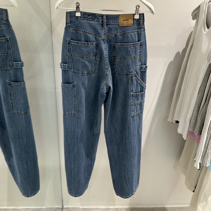 MARAN-P韓國㊣直郵東大門代購女裝新品推薦休閑時尚牛仔褲MARAN牛仔褲