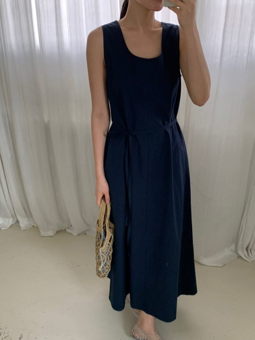 REGULARLY/PLACOR韓國㊣直郵東大門代購女裝新品推薦連衣裙含腰繩REGULARLY/PLACOR連衣裙