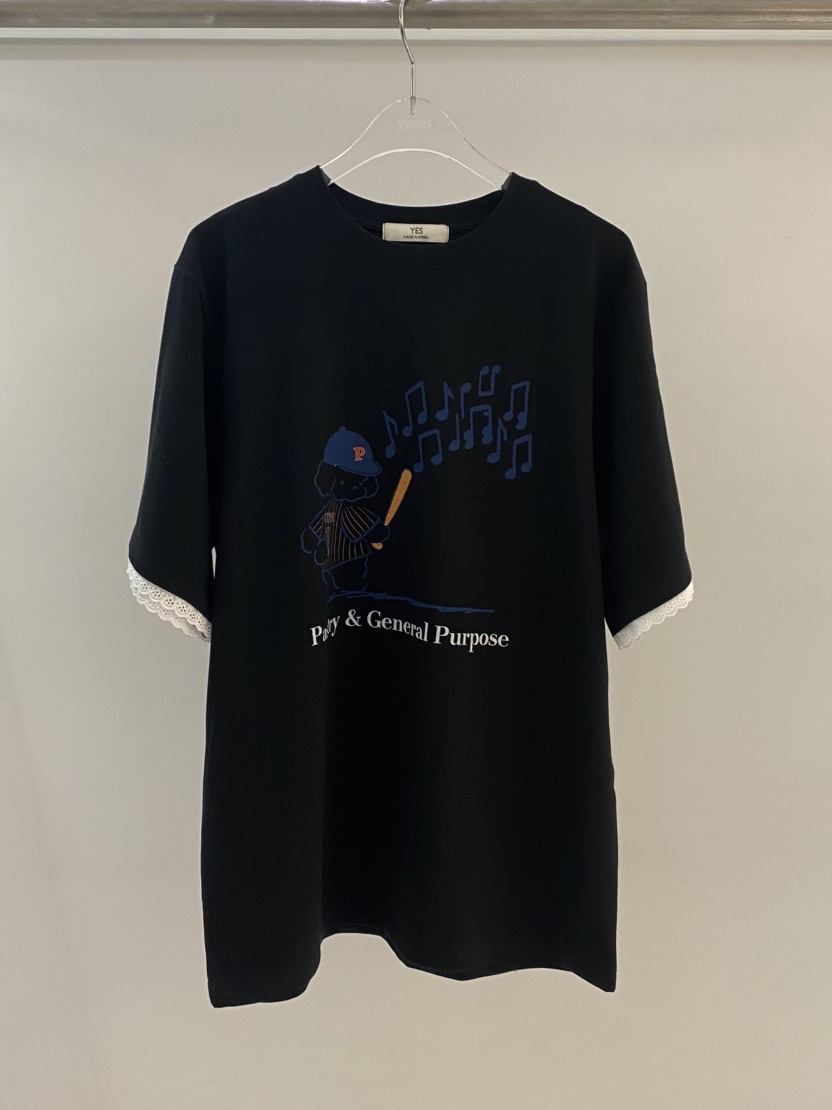 YES韓國㊣直郵東大門代購女裝新品時尚人氣25春夏休閑熱賣T恤YEST恤圖色2