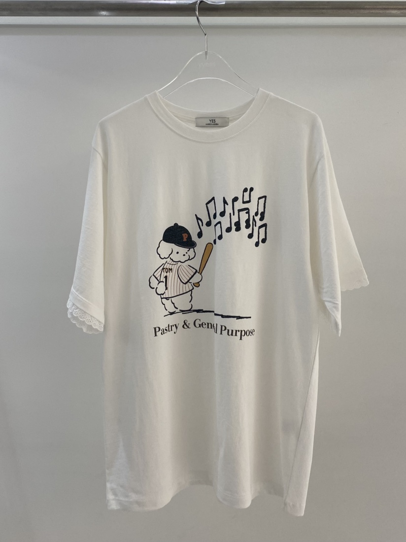 YES韓國㊣直郵東大門代購女裝新品時尚人氣25春夏休閑熱賣T恤YEST恤圖色3