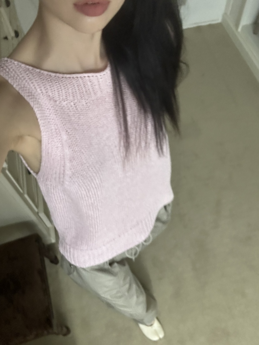 ME MO韓國直郵㊣女裝新款人氣時尚推薦休閑熱賣25春夏吊帶背心ME MO吊帶/背心