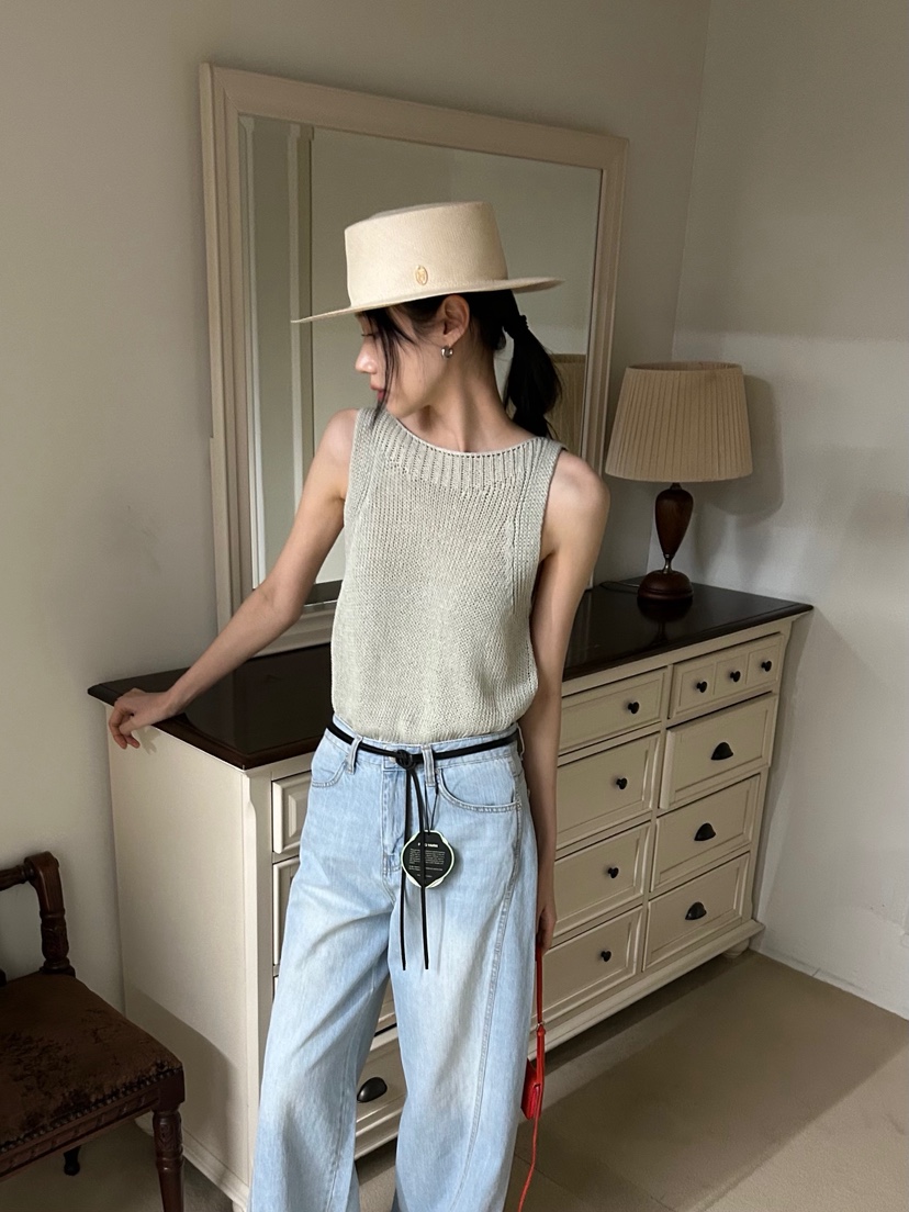 ME MO韓國直郵㊣女裝新款人氣時尚推薦休閑熱賣25春夏吊帶背心ME MO吊帶/背心圖色2