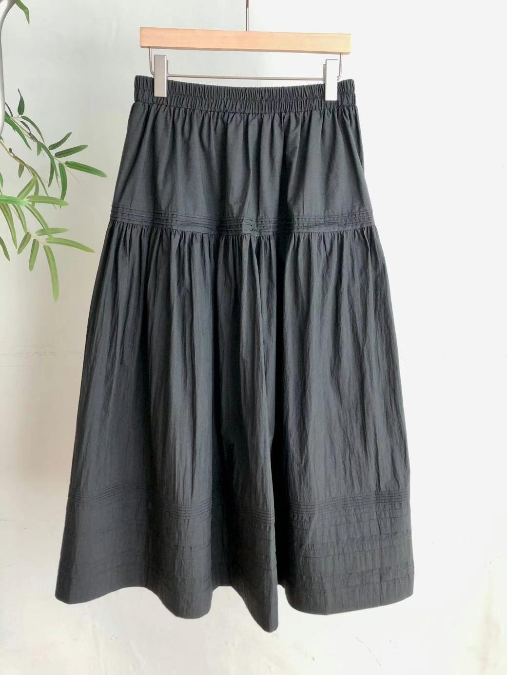 SISTER W韓國直郵㊣東大門實拍女裝新品25春夏熱賣休閑長裙SISTER W長裙圖色3