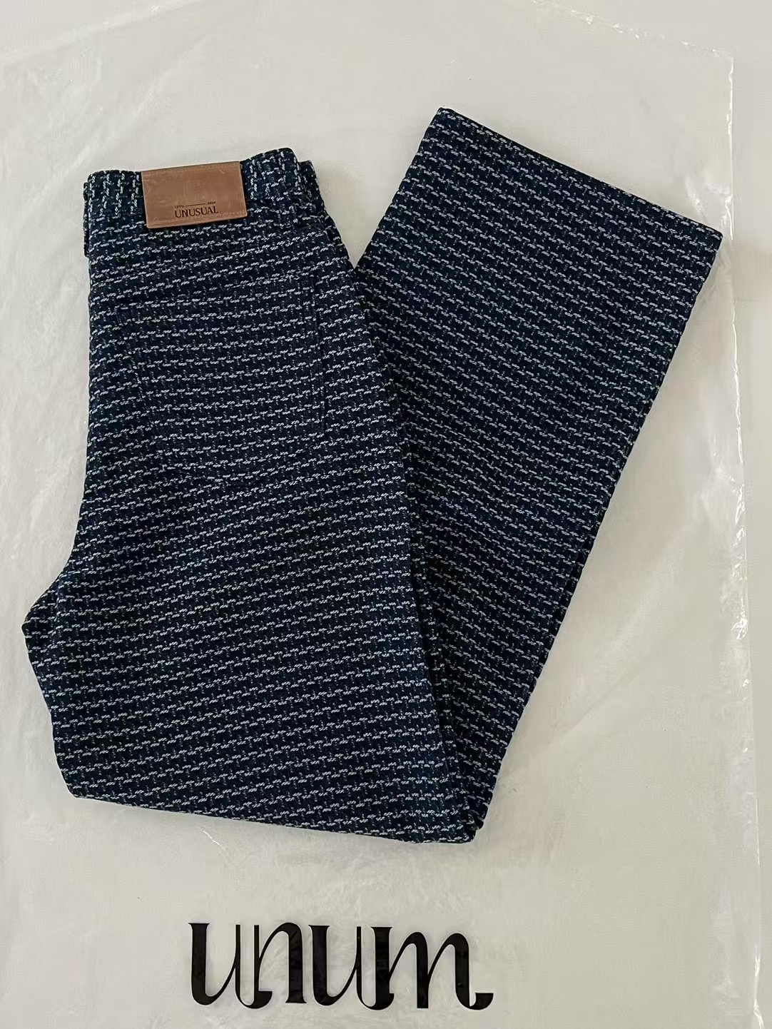 UNUSUALMARKET直郵韓國代購㊣女裝新品推薦熱賣時尚25春夏休閑褲UNUSUALMARKET休閑褲