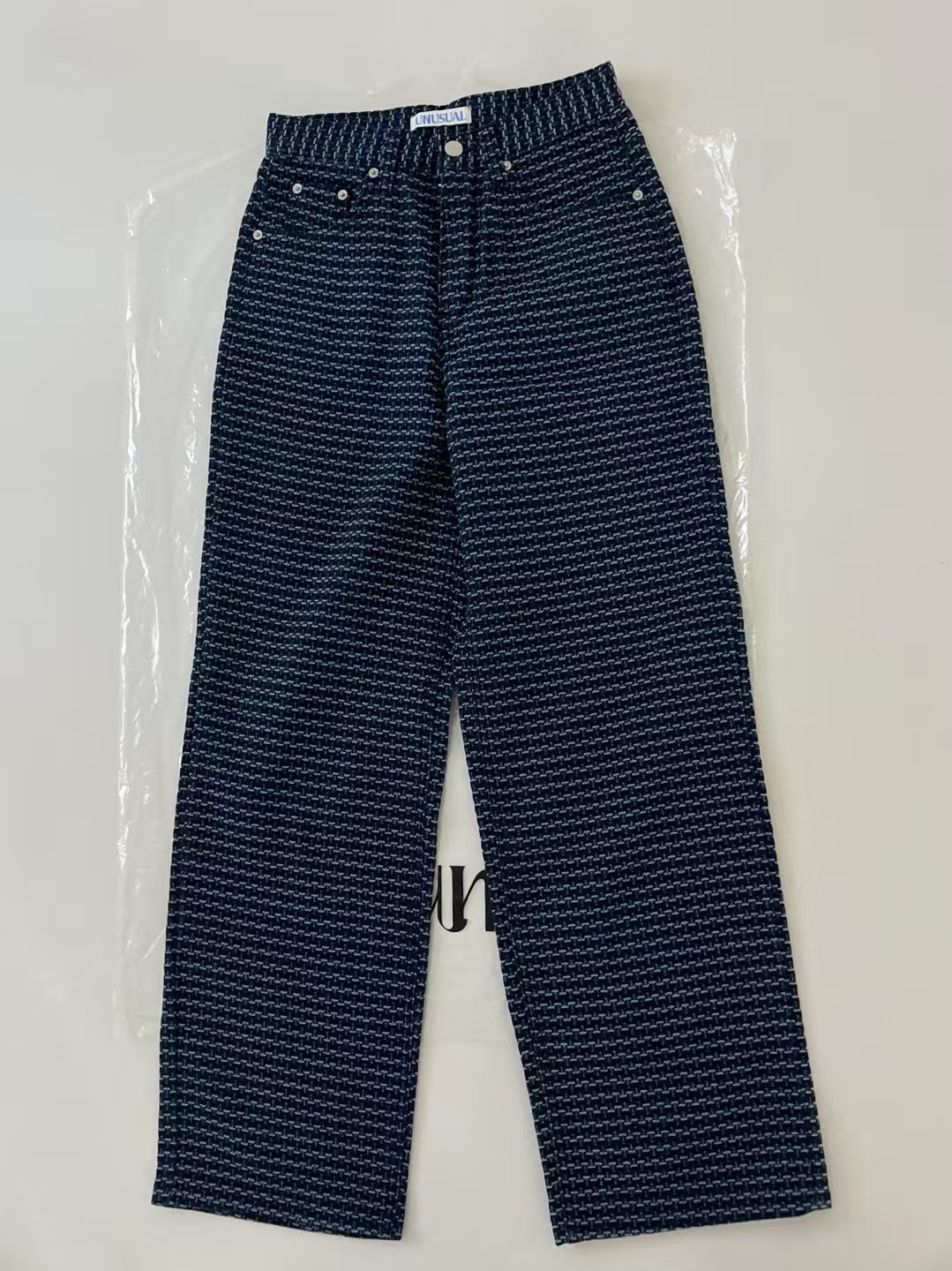 UNUSUALMARKET直郵韓國代購㊣女裝新品推薦熱賣時尚25春夏休閑褲UNUSUALMARKET休閑褲