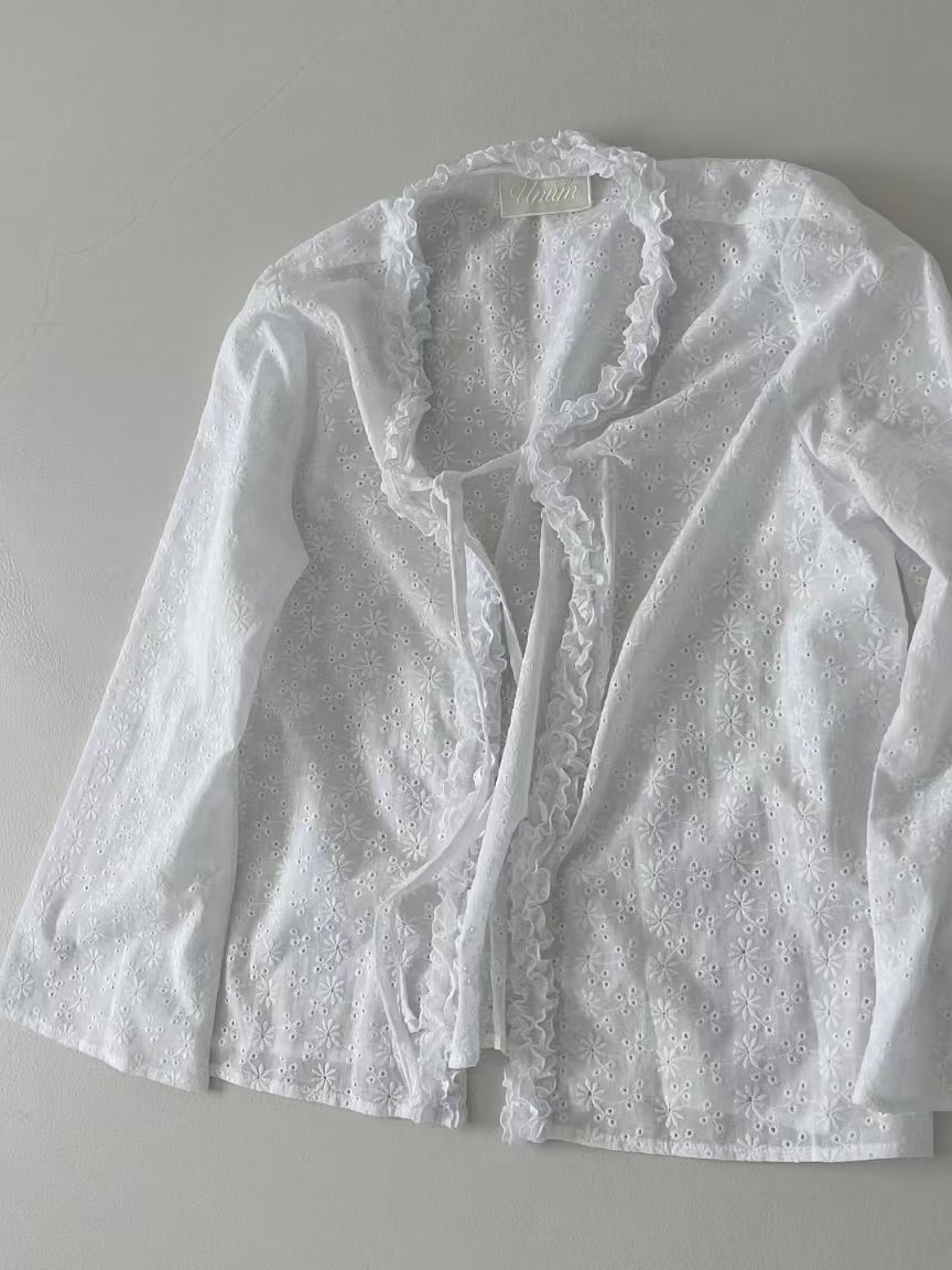 UNUSUALMARKET韓國直郵㊣東大門實拍女裝新品人氣襯衫蕾絲衫UNUSUALMARKET襯衫/蕾絲衫