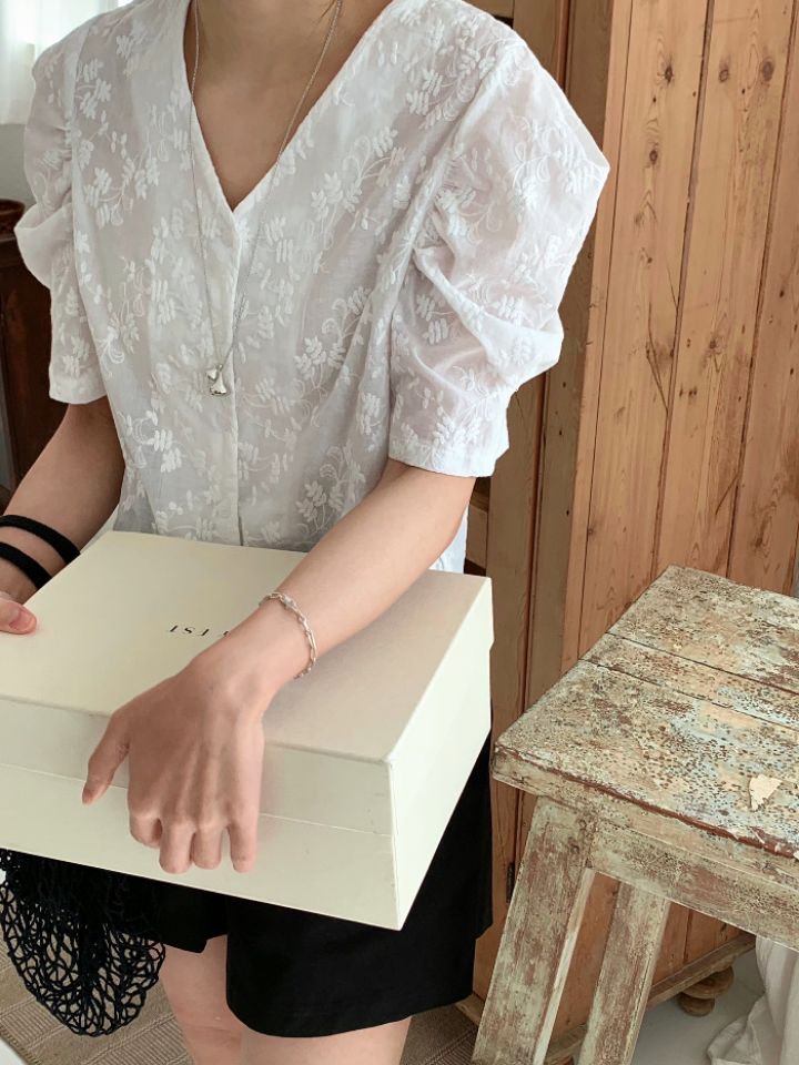 DOIT韓國直郵㊣東大門實拍女裝新品休閑熱賣時尚襯衫蕾絲衫DOIT襯衫/蕾絲衫