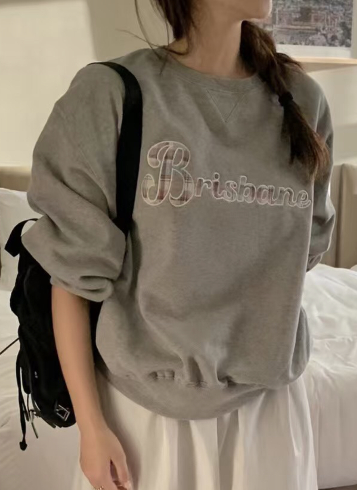 FREELOVE韓國㊣直郵東大門代購女裝新品休閑人氣推薦熱賣衛衣FREELOVE衛衣圖色2