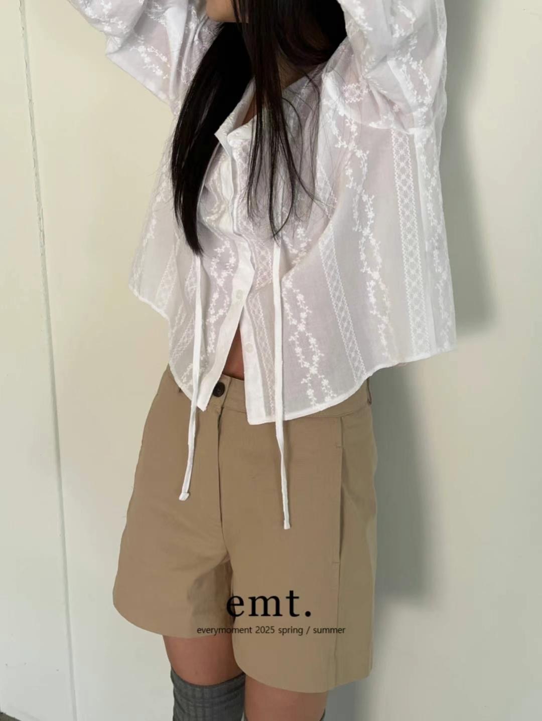 EVERY MOMENT韓國直郵㊣東大門實拍女裝新款熱賣時尚25春夏短褲EVERY MOMENT短褲