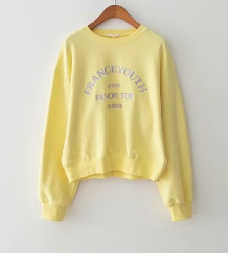 JANEMORIS-제인모리스-T韓國直郵㊣女裝新品時尚衛衣刺繡JANEMORIS衛衣圖色2
