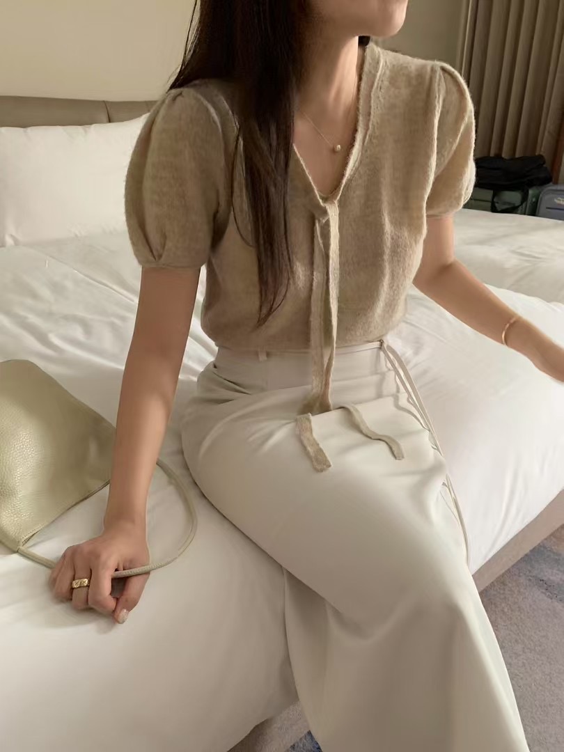 FREELOVE韓國㊣直郵東大門代購女裝新品休閑時尚人氣針織衫FREELOVE針織衫圖色3