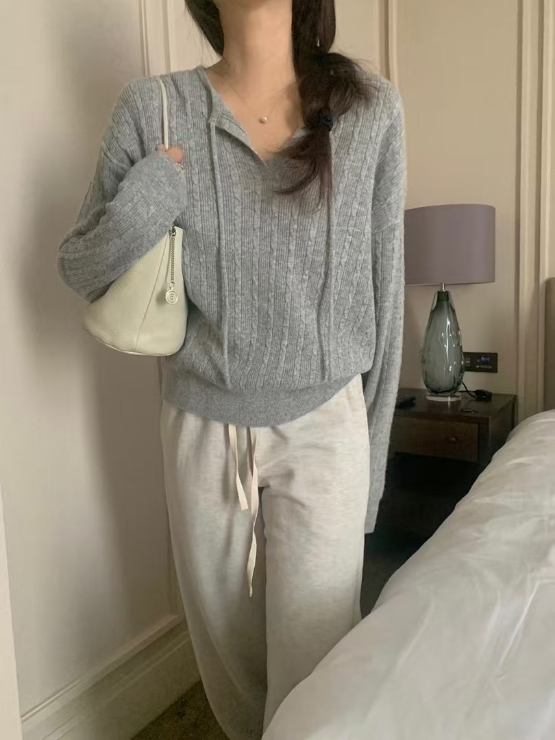 FREELOVE韓國㊣直郵東大門代購女裝新品時尚人氣針織衫寬松FREELOVE針織衫