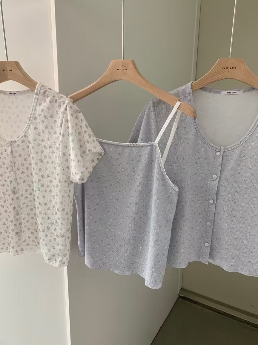 FREELOVE韓國㊣直郵東大門代購女裝新品時尚25春夏熱賣套裝FREELOVE套裝
