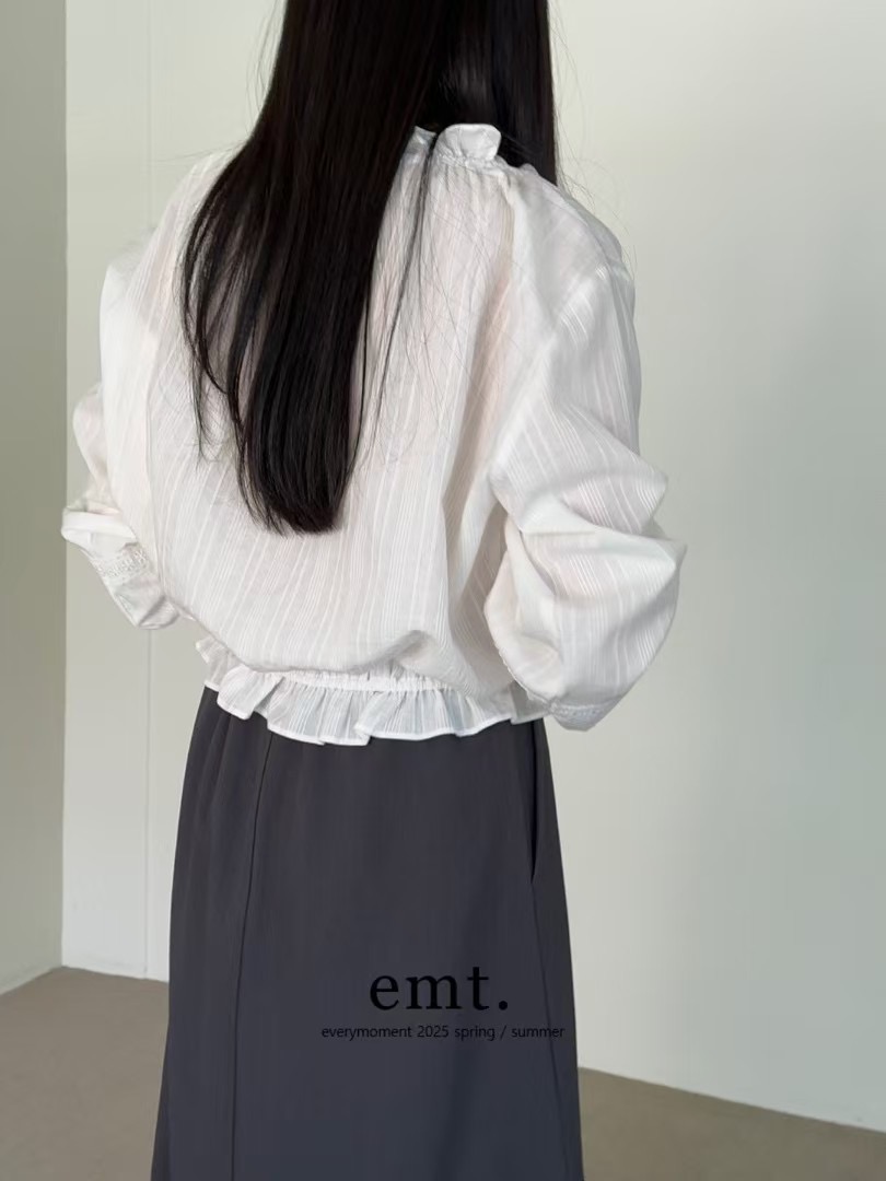 EVERY MOMENT韓國直郵㊣女裝新品推薦熱賣休閑時尚襯衫蕾絲衫EVERY MOMENT襯衫/蕾絲衫