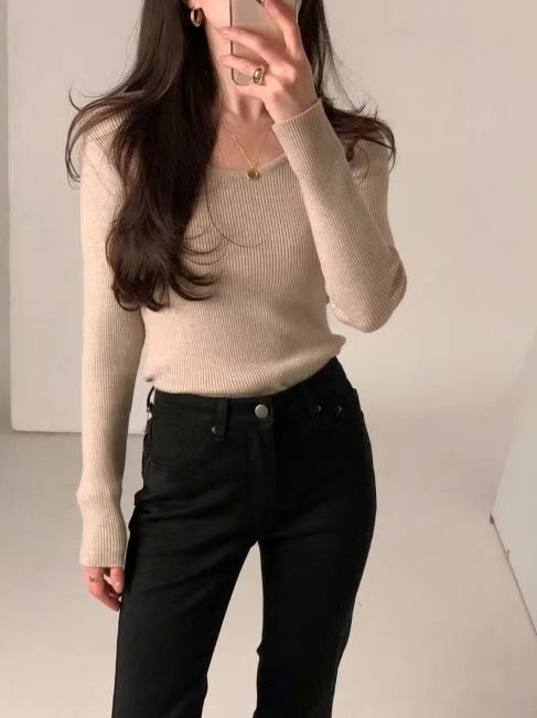 JANEMORIS-제인모리스-T直郵韓國代購㊣女裝新款時尚針織衫JANEMORIS針織衫