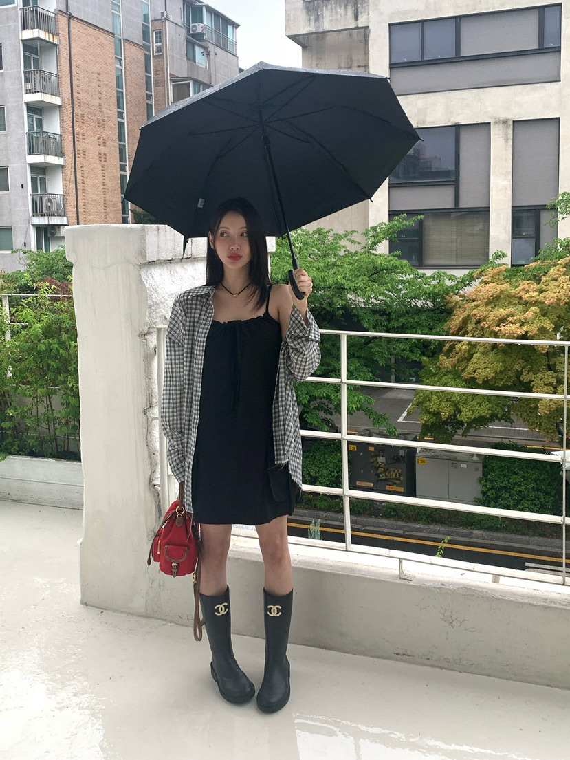 REVE CITE-L東大門代購女士新品休閑推薦25春夏襯衫蕾絲衫格紋REVE CITE襯衫/蕾絲衫