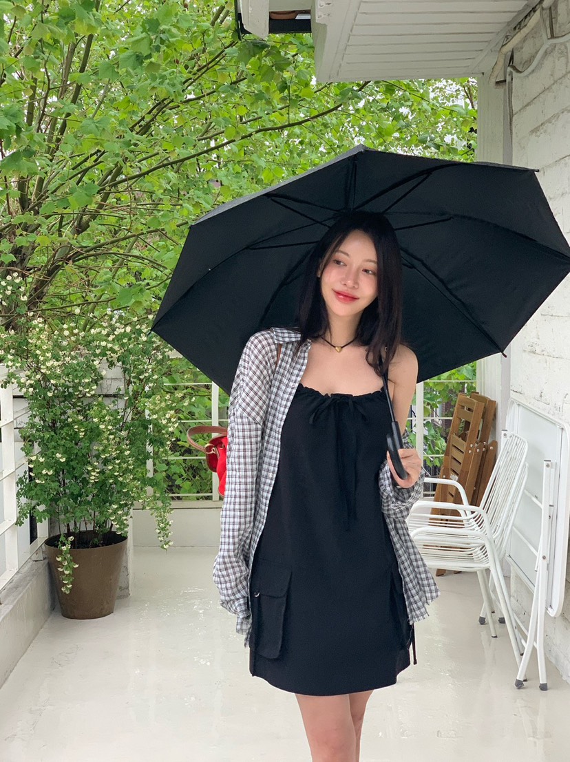 REVE CITE-L東大門代購女士新品休閑推薦25春夏襯衫蕾絲衫格紋REVE CITE襯衫/蕾絲衫