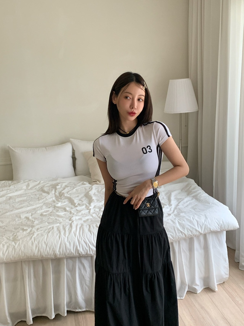 REVE CITE-L韓國代購女士新品時尚推薦職業人氣熱賣休閑T恤REVE CITET恤圖色2