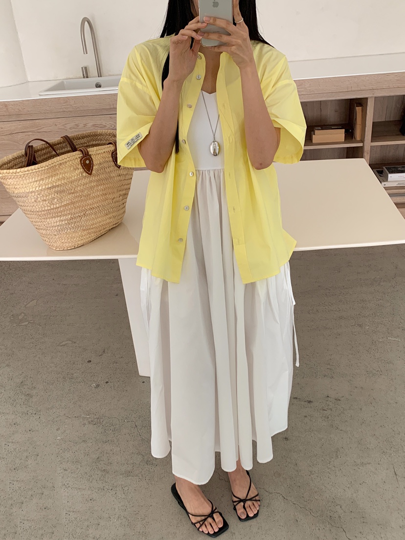 GOYOU東大門代購女士新品真品職業25春夏休閑推薦襯衫蕾絲衫de goyou襯衫/蕾絲衫