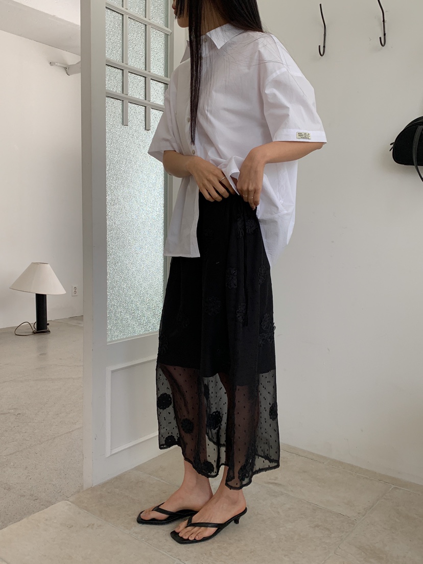 GOYOU東大門代購女士新品真品職業25春夏休閑推薦襯衫蕾絲衫de goyou襯衫/蕾絲衫
