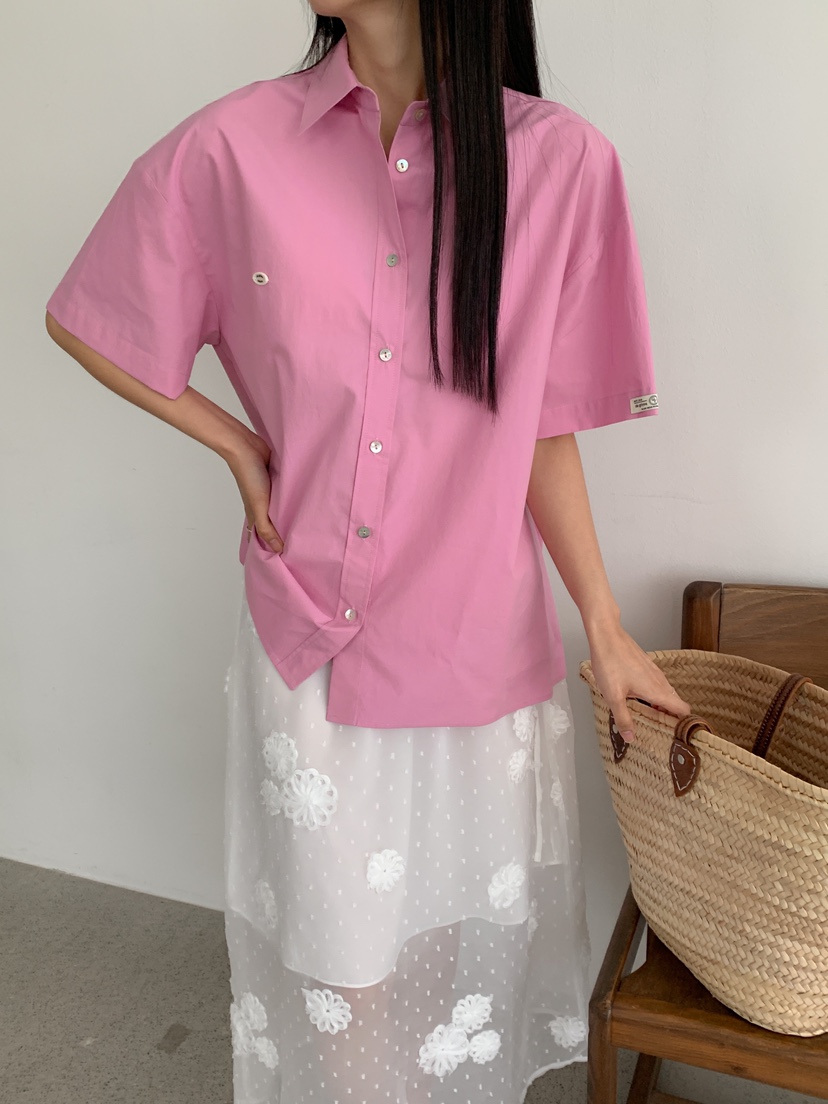 GOYOU東大門代購女士新品真品職業25春夏休閑推薦襯衫蕾絲衫de goyou襯衫/蕾絲衫