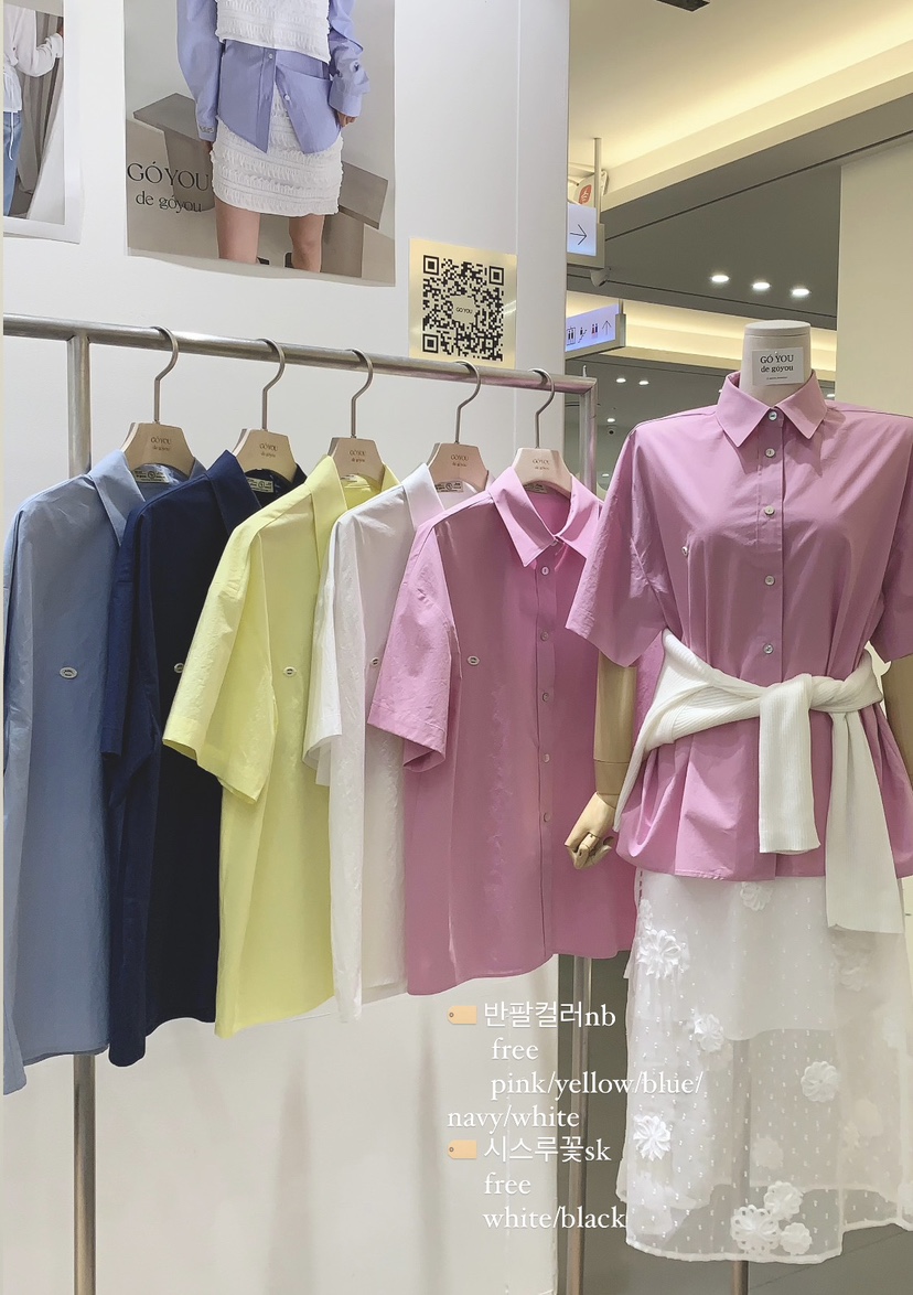 GOYOU東大門代購女士新品真品職業25春夏休閑推薦襯衫蕾絲衫de goyou襯衫/蕾絲衫