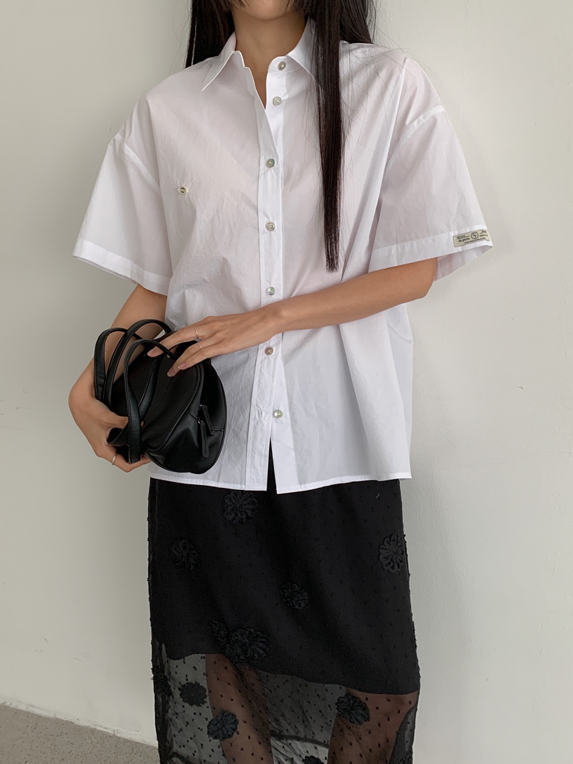 GOYOU東大門代購女士新品真品職業25春夏休閑推薦襯衫蕾絲衫de goyou襯衫/蕾絲衫