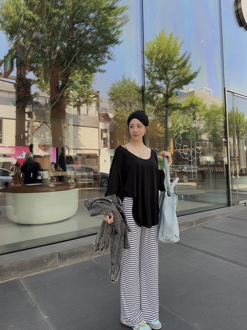 PALETTE-Q韓國直郵女裝新款25春夏職業熱賣真品休閑推薦T恤PALETTET恤