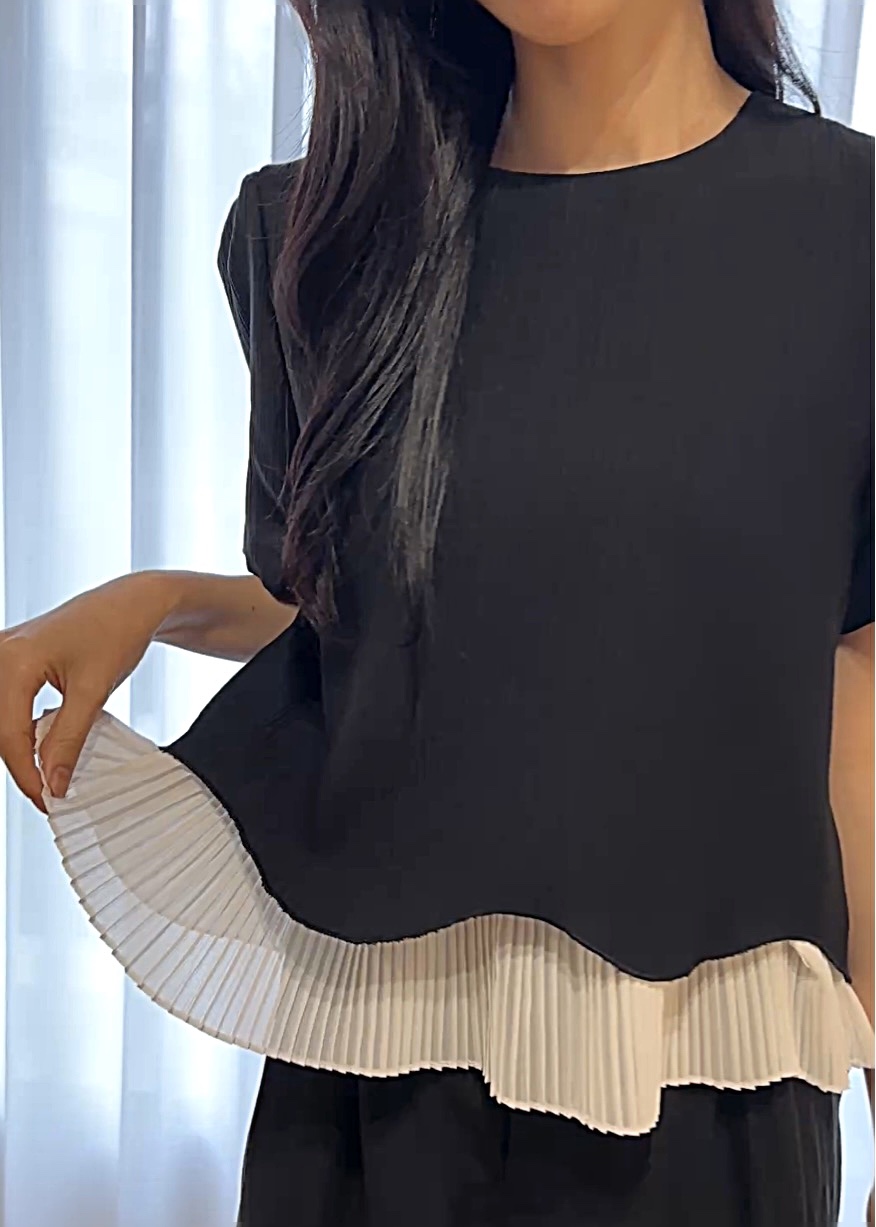 CLASSY-O韓國代購女裝新品25春夏推薦熱賣休閑襯衫蕾絲衫雙層CLASSY-O襯衫/蕾絲衫