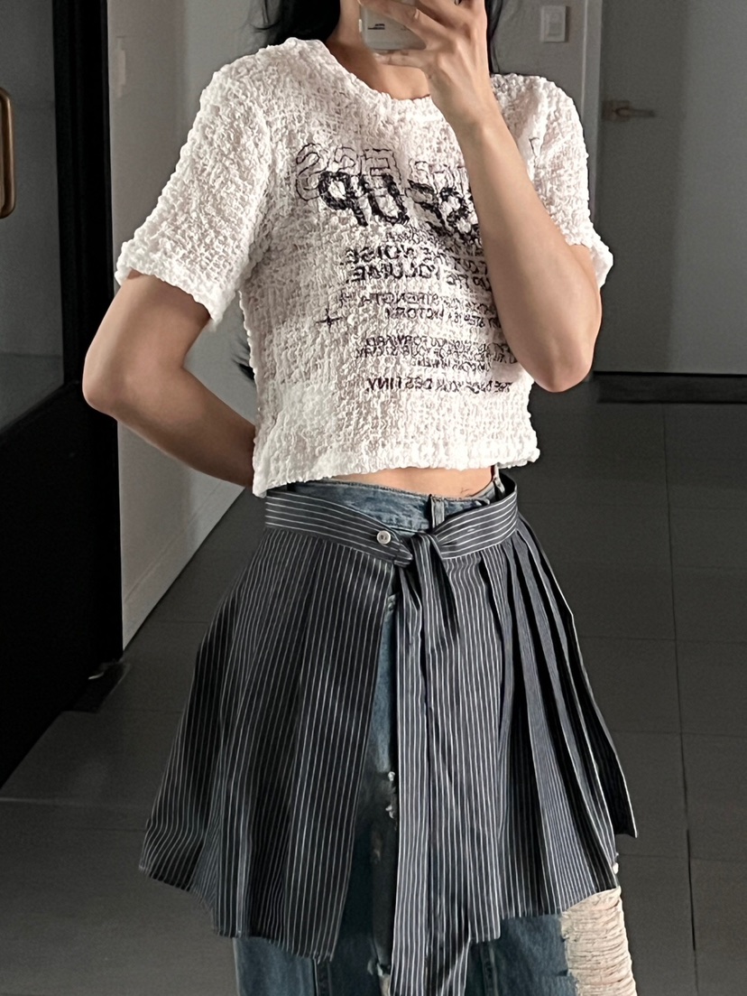 LA_TERRE韓國直郵女士新品時尚職業休閑人氣25春夏推薦短裙LA_TERRE短裙