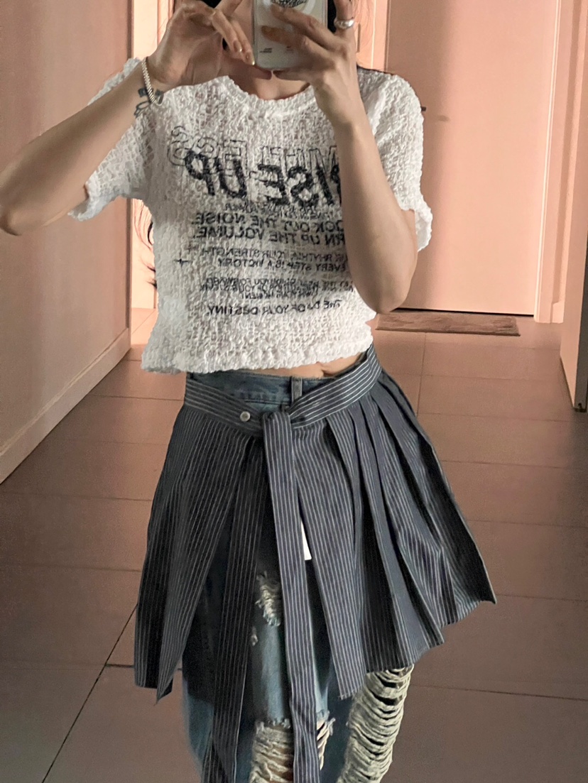 LA_TERRE韓國直郵女士新品時尚職業休閑人氣25春夏推薦短裙LA_TERRE短裙