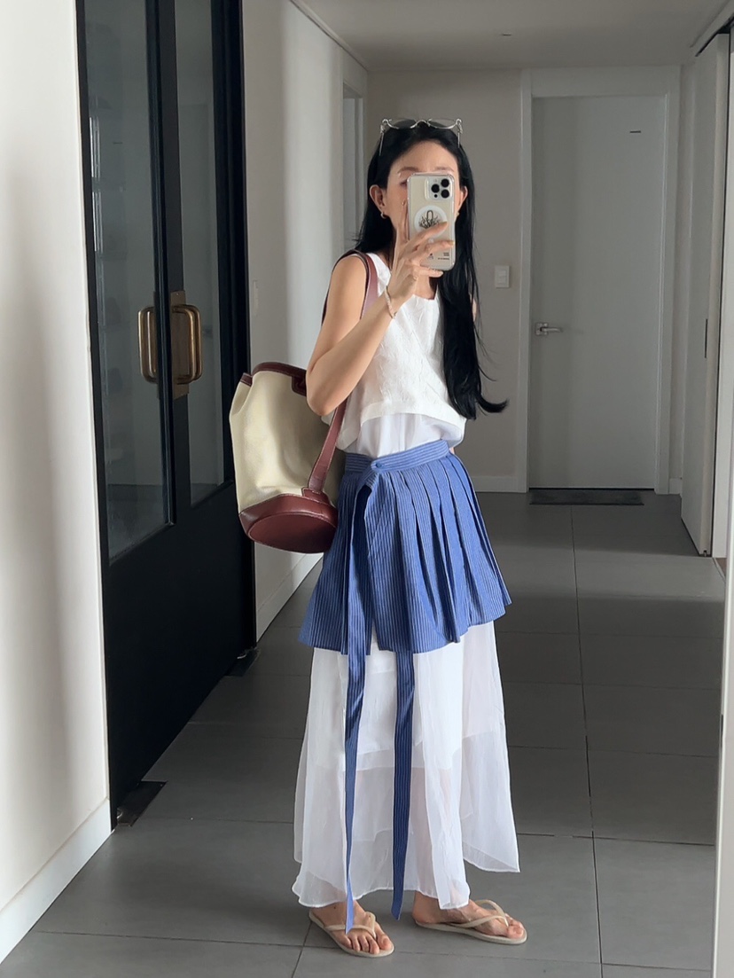LA_TERRE韓國直郵女士新品時尚職業休閑人氣25春夏推薦短裙LA_TERRE短裙