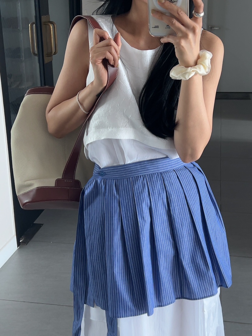 LA_TERRE韓國直郵女士新品時尚職業休閑人氣25春夏推薦短裙LA_TERRE短裙