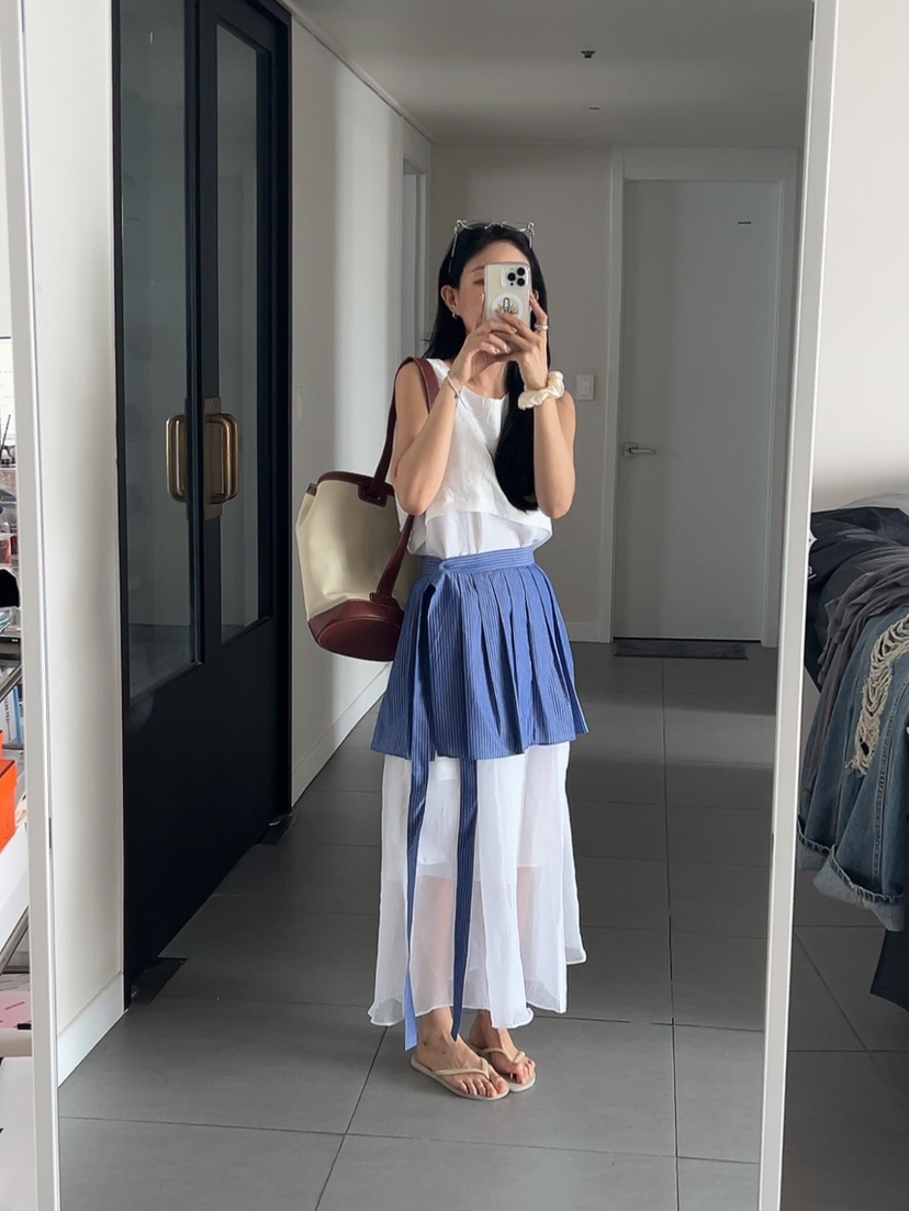 LA_TERRE韓國直郵女士新品時尚職業休閑人氣25春夏推薦短裙LA_TERRE短裙