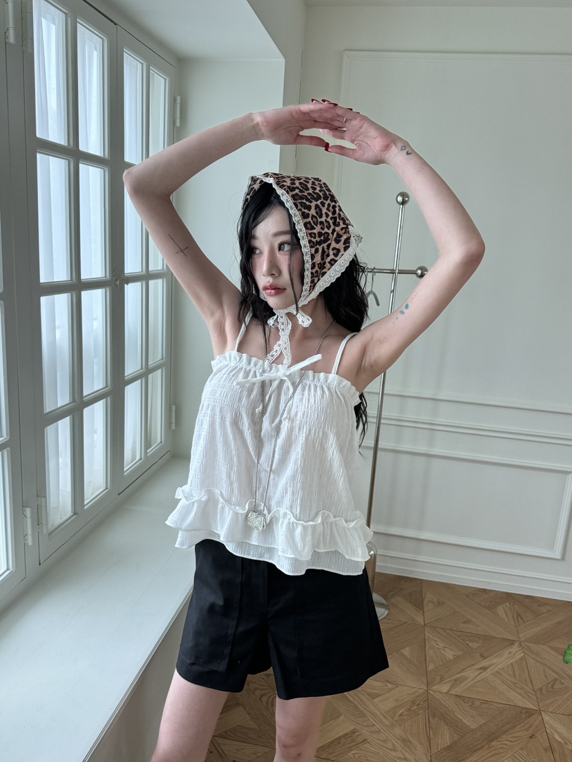 N YEN韓國直郵女士新品休閑25春夏推薦人氣熱賣時尚吊帶背心N YEN吊帶/背心