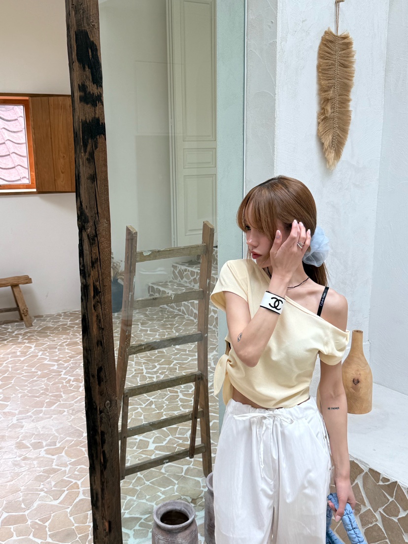 ZEROZERO韓國直郵女士新款25春夏真品推薦職業人氣休閑熱賣T恤ZEROZEROT恤圖色2