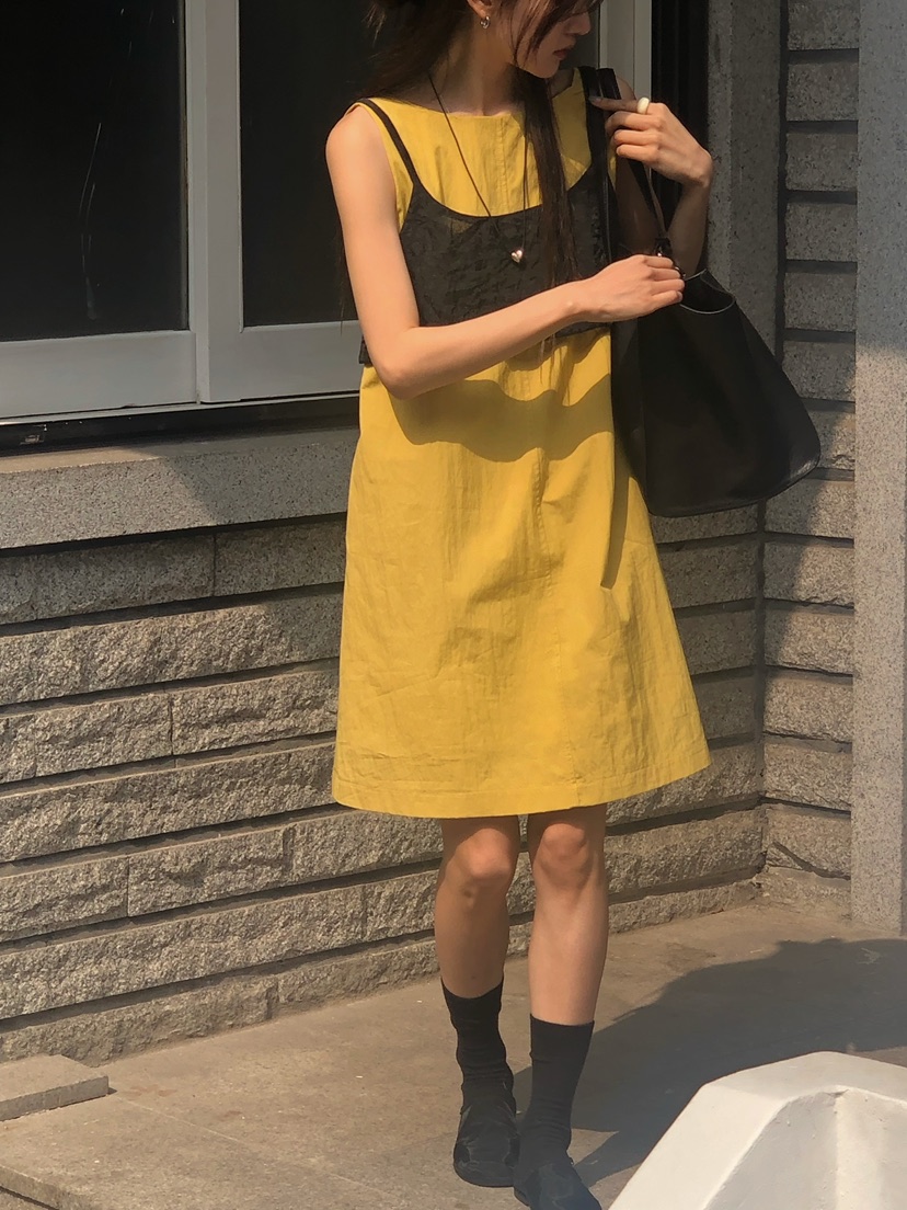 ONDO-P韓國代購女士新款休閑25春夏真品時尚職業推薦連衣裙ONDO-P連衣裙