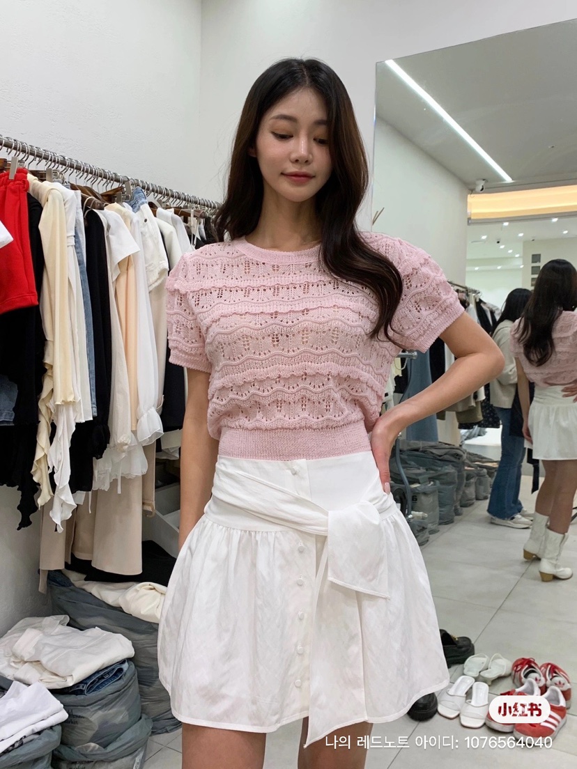 BANI BLUSH東大門實拍女裝新款真品時尚熱賣休閑人氣職業短裙BANI BLUSH短裙