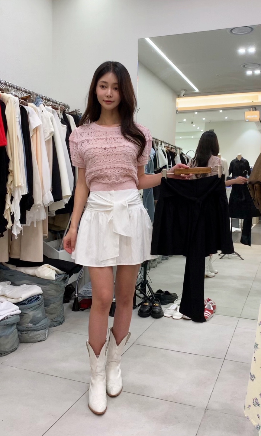BANI BLUSH東大門實拍女裝新款真品時尚熱賣休閑人氣職業短裙BANI BLUSH短裙