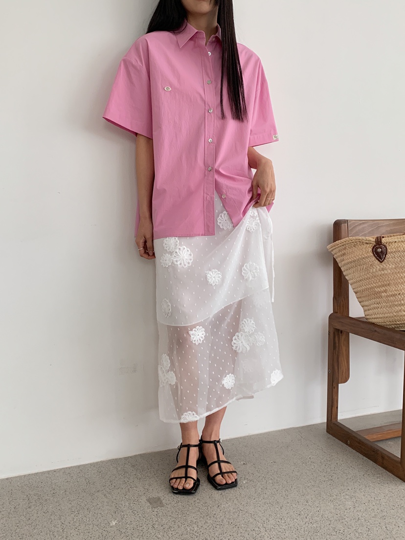 GOYOU韓國直郵女士新款真品推薦熱賣時尚人氣休閑職業長裙透視de goyou長裙
