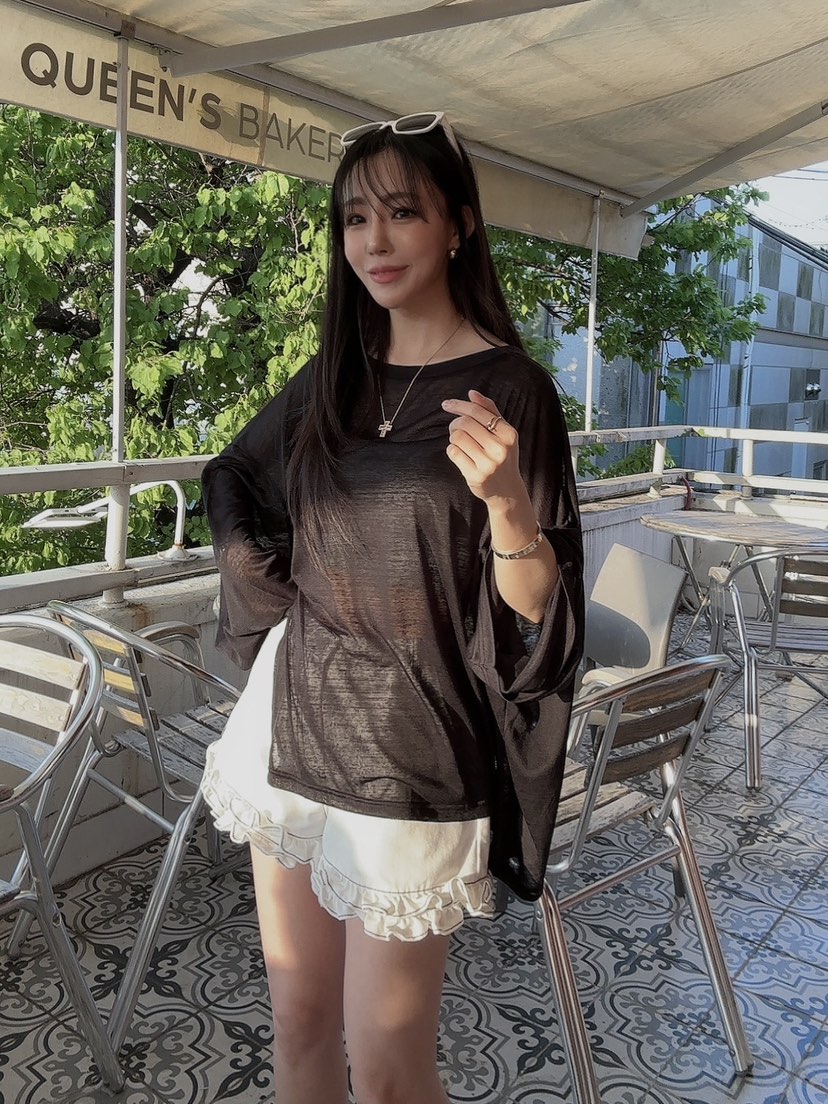 PALETTE-Q韓國代購女裝新款休閑25春夏人氣推薦時尚熱賣T恤PALETTET恤