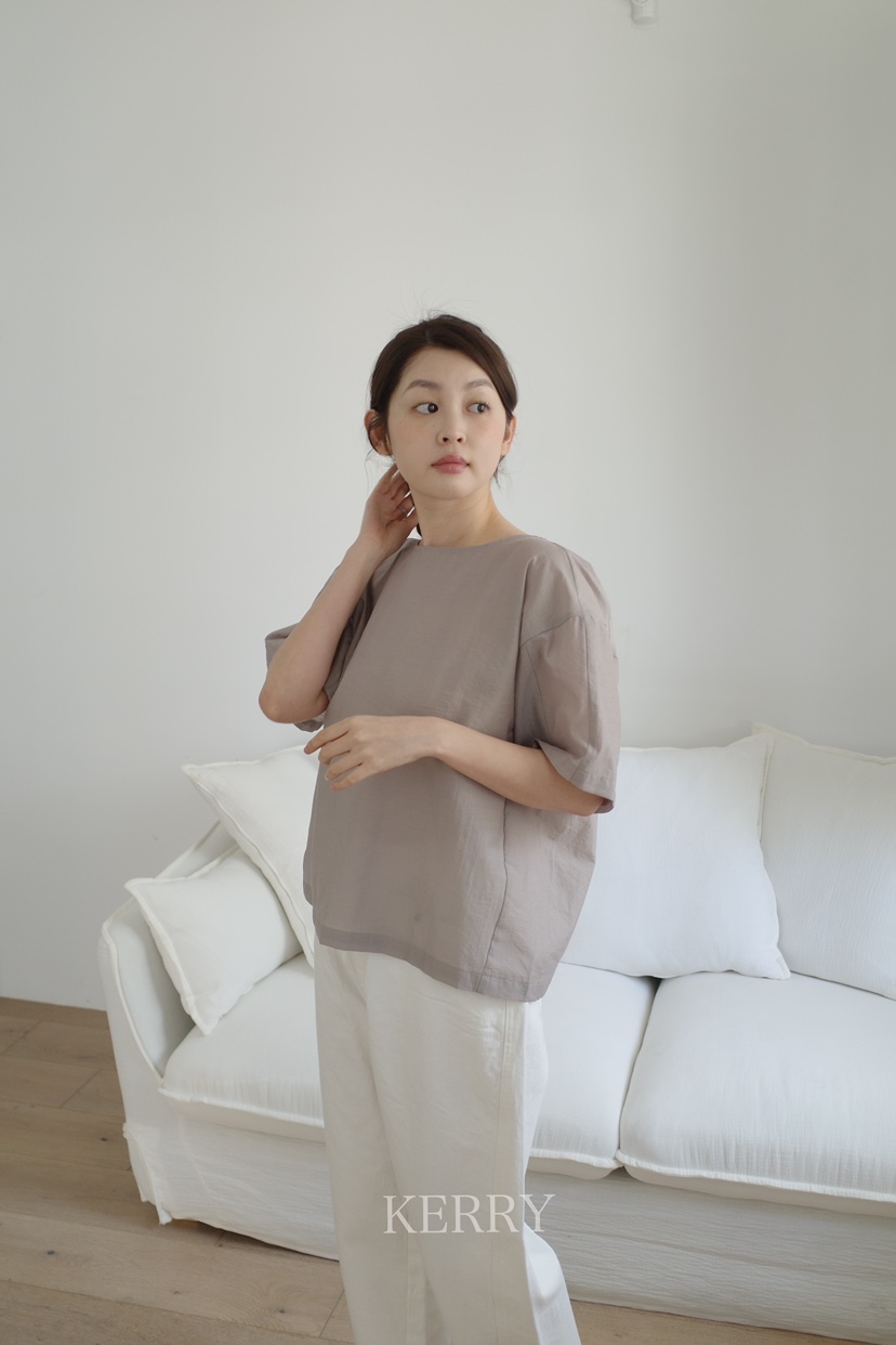 KERRY東大門代購女裝新品熱賣25春夏休閑時尚人氣襯衫蕾絲衫KERRY襯衫/蕾絲衫
