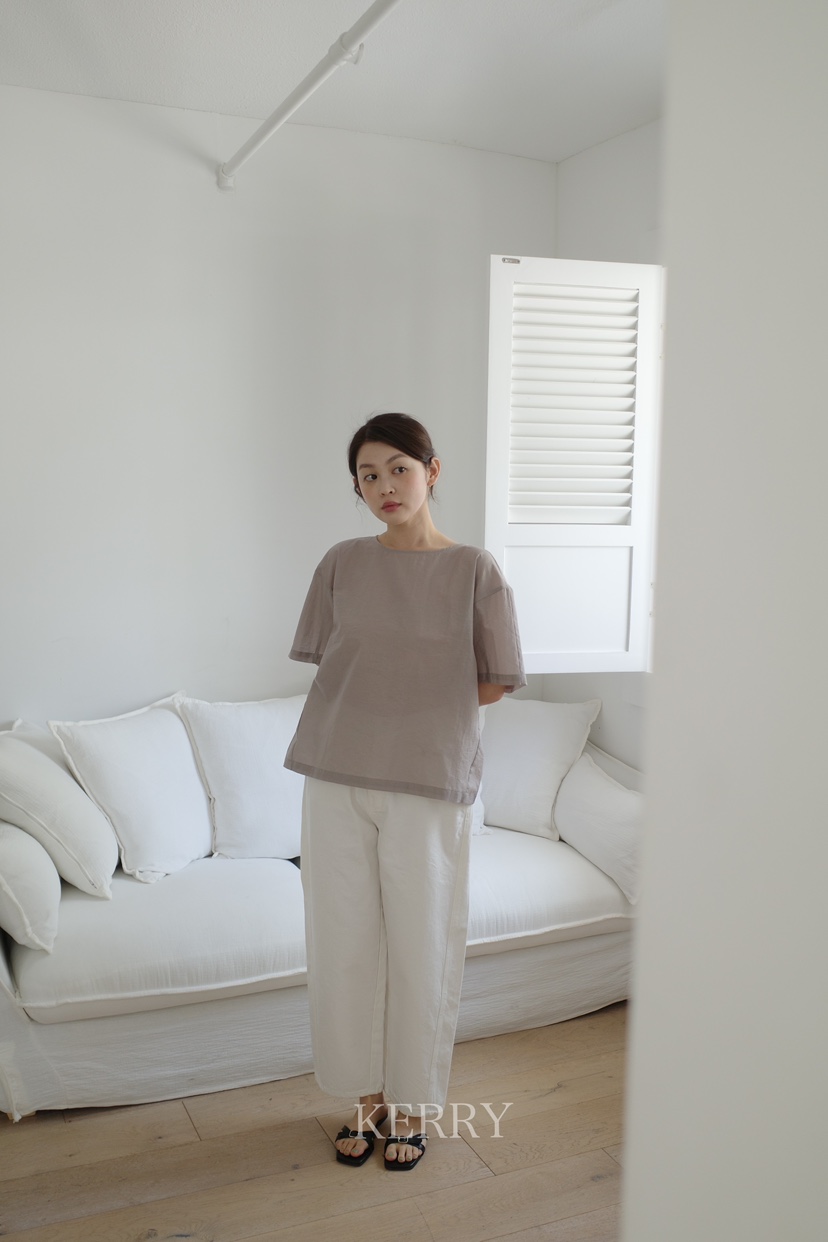 KERRY東大門代購女裝新品熱賣25春夏休閑時尚人氣襯衫蕾絲衫KERRY襯衫/蕾絲衫