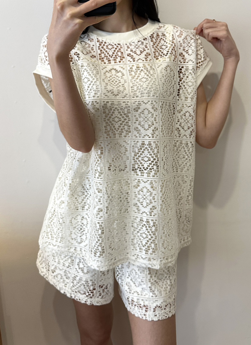 CLASSY-O韓國直郵女裝新品休閑人氣熱賣時尚推薦套裝套裝蕾絲CLASSY-O套裝圖色2